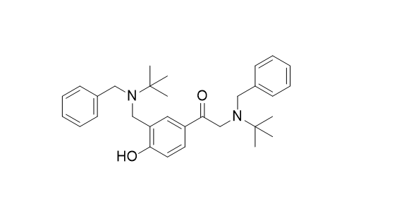 沙丁醇胺杂质29,2-(benzyl(tert-butyl)amino)-1-(3-((benzyl(tert-butyl)amino)methyl)-4-hydroxyphenyl)ethan-1-one