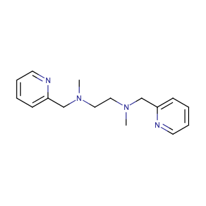 N,N''-二甲基-N,N''-双(2-吡啶基甲基)乙烷-1,2-二胺,N,N'-dimethyl-N,N'-bis(pyridin-2-ylmethyl)ethane-1,2-diamine