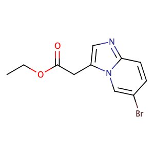 2-(6-溴咪唑并[1,2-a]吡啶-3-基)乙酸乙酯,Ethyl 2-(6-bromoimidazo[1,2-a]pyridin-3-yl)acetate