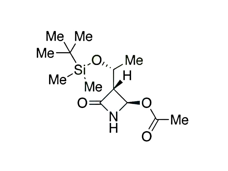 4-乙酰氧基氮杂环丁酮,(3R,4R)-4-Acetoxy-3-[(R)-1-(tert-butyldimethylsilyloxy)ethyl]-2-azetidinone