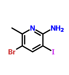 6-氨基-3-溴-5-碘-2-甲基吡啶,2-AMINO-3-IODO-5-BROMO-6-METHYLPYRIDINE