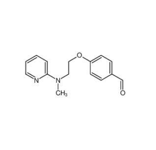 4-[2-(甲基-2-吡啶基氨基)乙氧基]苯甲醛,4-[2-[METHYL(PYRIDINE-2-YL)AMINO]ETHOXY]-BENZALDEHYDE