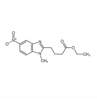 1-甲基-5-硝基-1H-苯并咪唑-2-丁酸乙酯,ethyl 4-(1-methyl-5-nitro-1H-benzo[d]imidazol-2-yl)butanoate