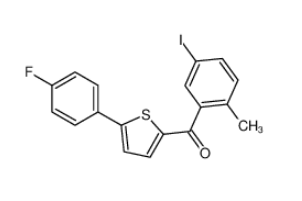 (5-(4-氟苯基)-噻吩-2-基)(5-碘-2-甲基苯基)酮,(5-(4-Fluorophenyl)thiophen-2-yl)(5-iodo-2-Methylphenyl)Methanone