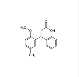 3-(2-甲氧基-5-甲基苯基)-3-苯基丙酸,3-(2-Methoxy-5-methylphenyl)-3-phenylpropanoic acid