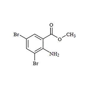2-氨基-3,5-二溴苯甲酸甲醚