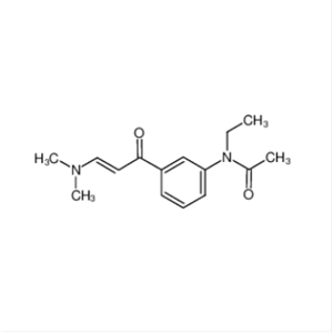 N-乙基-N-3-((3-二甲氨基-1-氧代-2-丙烯基)苯基)乙酰胺,N-Ethyl-N-3-((3-dimethylamino-1-oxo-2-propenyl)phenyl)acetamide