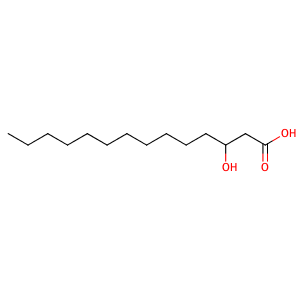 3-羟基十四烷酸,3-Hydroxytetradecanoic acid