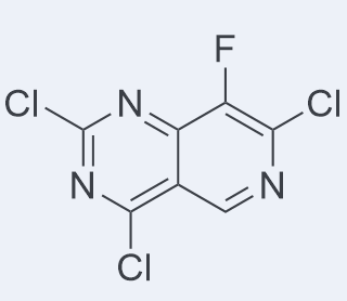 2,4,7-三氯-8-氟吡啶并[4,3-d]嘧啶,2,4,7-Trichloro-8-fluoro-pyrido[4,3-d]pyrimidine