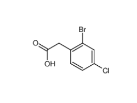 2-溴-4-氯苯乙酸,(2-bromo-4-chlorophenyl)acetic acid