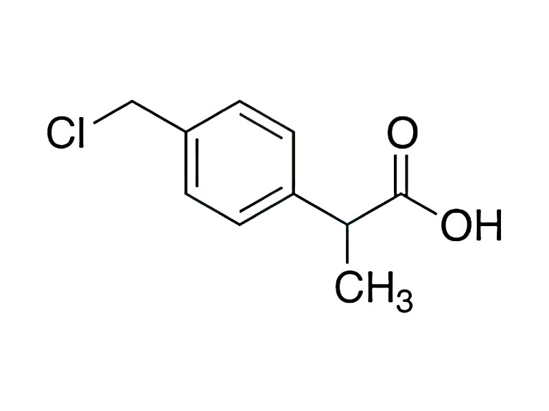 洛索洛芬杂质30,2-(4-(Chloromethyl)phenyl)propanoic Acid