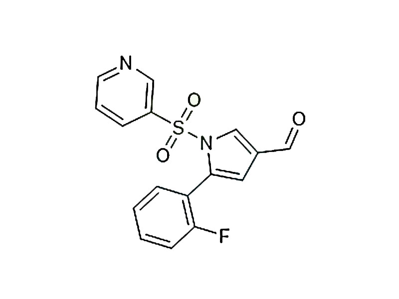 5-(2-氟苯基)-1-[(吡啶-3-基)磺酰基]-1H-吡咯-3-甲醛,3-Des-N-methylmethanamine Vonoprazan-3-carbaldehyde