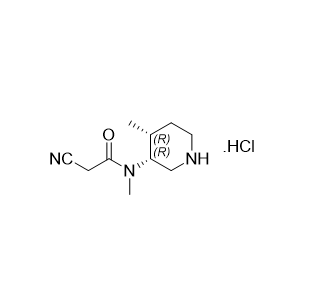 托法替尼杂质05,2-cyano-N-methyl-N-((3R,4R)-4-methylpiperidin-3-yl)acetamide