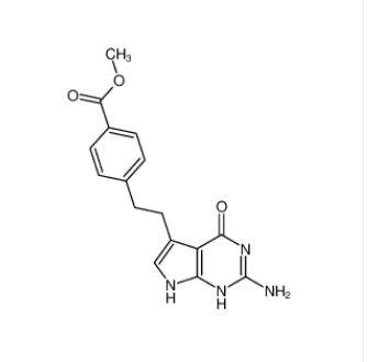 4-[2-(2-氨基-4,7-二氢-4-氧-1H-吡咯[2,3-d]嘧啶-5-基)乙基]苯甲酸甲酯,4-[2-(2-Amino-4,7-dihydro-4-oxo-1H-pyrrolo[2,3-d]pyrimidin-5-yl)ethyl]benzoic acid methyl ester
