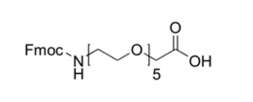 5,8,11,14,17-五氧杂-2-氮杂十九烷二酸 1-芴甲基酯,Fmoc-NH-PEG5-CH2COOH