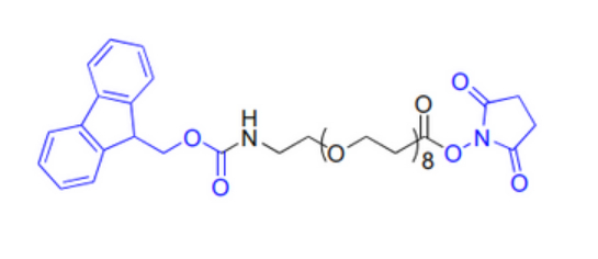 FMOC-N-酰氨基-DPEG(R)8-NHS酯,Fmoc-PEG8-NHS ester
