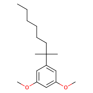 1-(1,1-二甲基庚基)-3,5-二甲氧基苯,1,3-Dimethoxy-5-(2-methyloctan-2-yl)benzene