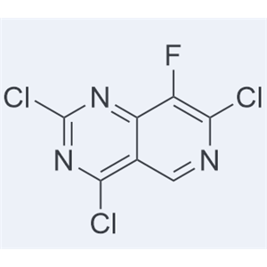 2,4,7-三氯-8-氟吡啶并[4,3-d]嘧啶