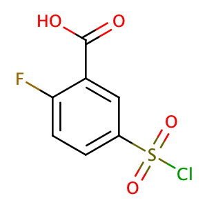 2-氟-5-氯磺酰基苯甲酸,5-(Chlorosulphonyl)-2-fluorobenzoic acid