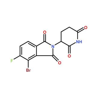 4-bromo-2-(2,6-dioxopiperidin-3-yl)-5-fluoroisoindoline-1,3-dione