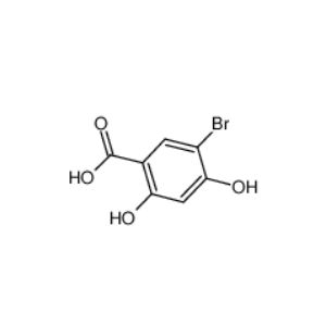 5-溴-2,4-二羟基苯酸