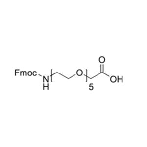 5,8,11,14,17-五氧杂-2-氮杂十九烷二酸 1-芴甲基酯,Fmoc-NH-PEG5-CH2COOH