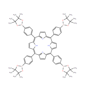 5,10,15,20-四(4-硼酸频哪醇酯基苯基)卟啉,5,1O,15,20-tetrakis-[4-(4,4,5,5-tetramethyl-[1,3,2]dioxaborolan-2-yl)-phenyl]-porphyrin