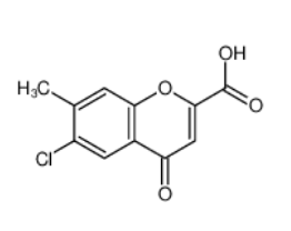 6-氯-7-甲基-4-氧代-4H-1-苯并吡喃-2-羧酸,6-Chloro-7-methyl-4-oxo-4H-1-benzopyran-2-carboxylic acid