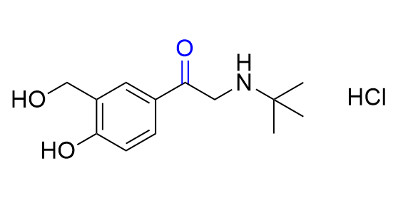 沙丁醇胺杂质10,2-(tert-butylamino)-1-(4-hydroxy-3-(hydroxymethyl)phenyl)ethanone hydrochloride