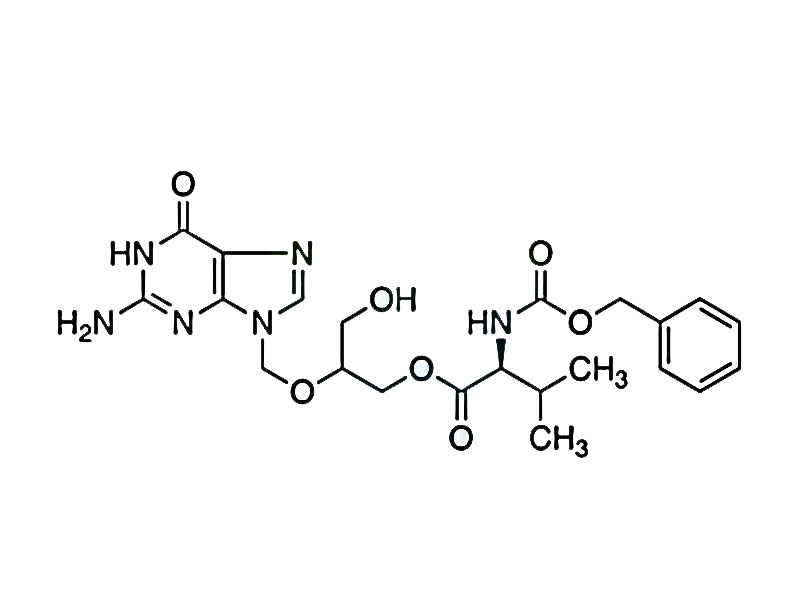 CBZ-缬更昔洛韦,N-Carbobenzyloxy-L-valinyl-ganciclovir