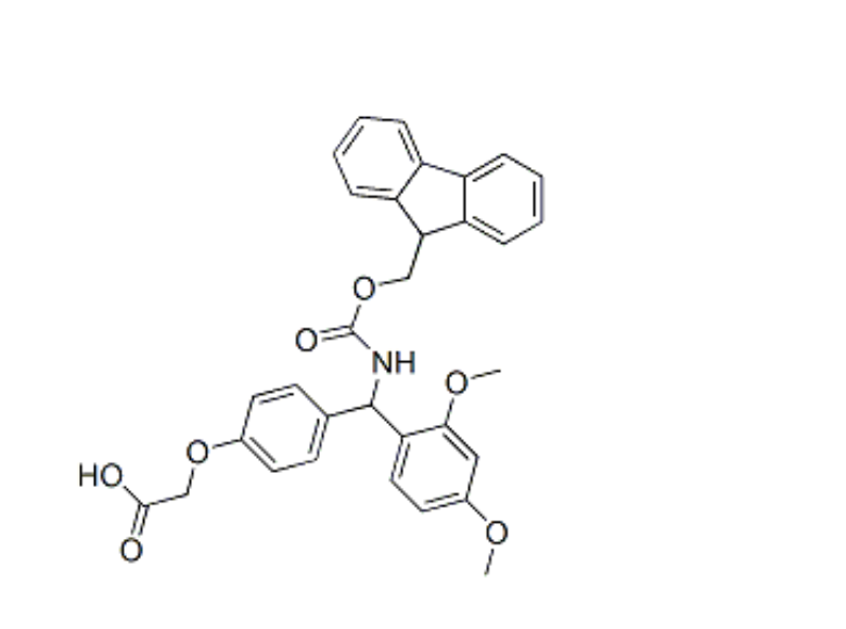 4-[(2,4-二甲氧基苯基)(Fmoc-氨基)甲基]苯氧乙酸,Fmoc-Linker