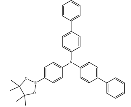N-([1,1'-联苯]-4-基)-N-(4-(4,4,5,5-四甲基-1,3,2-二氧硼烷-2-基)苯基)-[1,1'-联苯]-4-胺,N-([1,1'-biphenyl]-4-yl)-N-(4-(4,4,5,5-tetramethyl-1,3,2-dioxaborolan-2-yl)phenyl)-[1,1'-biphenyl]-4-amine