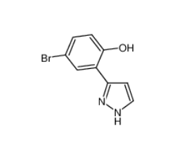 4-溴-2-(1H-吡唑-3-基)苯酚,4-BROMO-2-(1H-PYRAZOL-3-YL)PHENOL