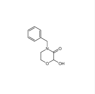 4-苄基-2-羟基-吗啉-3-酮,4-BENZYL-2-HYDROXY-MORPHOLIN-3-ONE