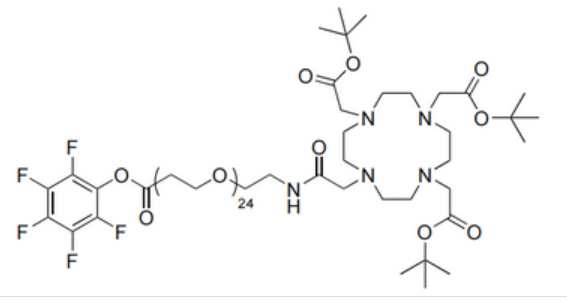 DOTA-tris(TBE)-amido-dPEG24-TFP ester