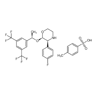 (2R,3S)-2-[(1R)-1-[3,5-双(三氟甲基)苯基]乙氧基]-3-(4-氟苯基)吗啉对苯甲磺酸盐,(2R,3S)-2-[(1R)-1-[3,5-Bis(trifluoromethyl)phenyl]ethoxy]-3-(4-fluorophenyl)morpholine 4-methylbenzenesulfonate