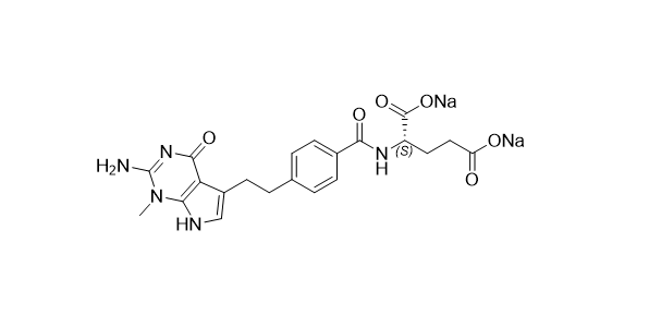 培美曲塞雜質(zhì)01（單體）,sodium (4-(2-(2-amino-1-methyl-4-oxo-4,7-dihydro-1H-pyrrolo[2,3-d] pyrimidin-5-yl)ethyl)benzoyl)-L-glutamate