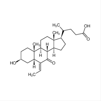 奥贝胆酸中间体-3,(E)-3α-hydroxy-6-ethylidene-7-keto-5β-cholan-24-oic acid