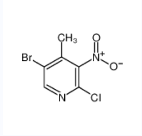 5-溴-2-氯-4-甲基-3-硝基吡啶,5-Bromo-2-chloro-4-methyl-3-nitro-pyridine