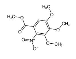 2-硝基-3,4,5-三甲氧基苯甲酸甲酯,Methyl 2-nitro-3,4,5-trimethoxybenzoate