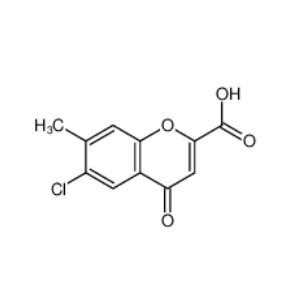 6-氯-7-甲基-4-氧代-4H-1-苯并吡喃-2-羧酸,6-Chloro-7-methyl-4-oxo-4H-1-benzopyran-2-carboxylic acid