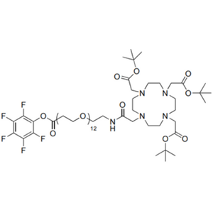 DOTA-tris(TBE)-amido-dPEG12-TFP ester