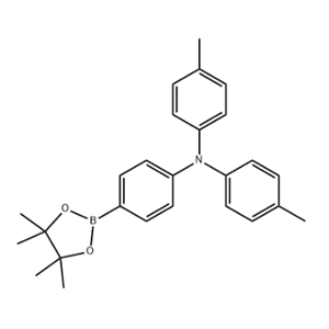 4-甲基-N-(4-(4,4,5,5-四甲基-1,3,2-二氧硼烷-2-基)苯基)-N-(对甲苯)胺,4-methyl-N-(4-methylphenyl)-N-(4-(4,4,5,5-tetramethyl-1,3,2-dioxaborolan-2-yl)phenyl)amine