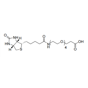 4,7,10,13-Tetraoxa-16-azaheneicosanoic acid, 21-(hexahydro-2-oxo-1H-thieno[3,4-d]imidazol-4-yl)-17-oxo-
