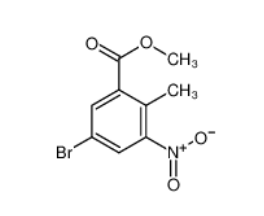5-溴-2-甲基-3-硝基苯甲酸甲酯,5-BROMO-2-METHYL-3-NITROPHENYL METHYLCARBOXYLATE