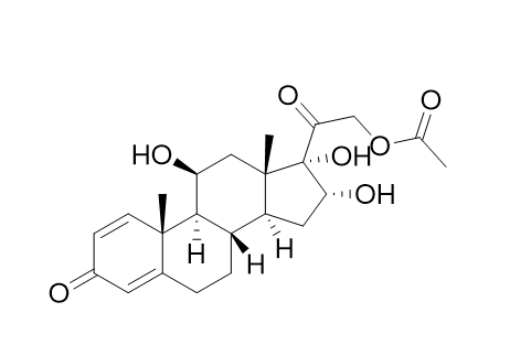 布地奈德杂质22,2-oxo-2-((8S,9S,10R,11S,13S,14S,16R,17S)-11,16,17-trihydroxy-10,13-dimethyl-3-oxo-6,7,8,9,10,11,12,13,14,15,16,17-dodecahydro-3H-cyclopenta[a]phenanthren-17-yl)ethyl acetate