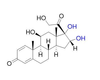 布地奈德杂质01,(8S,9S,10R,11S,13S,14S,16R,17S)-11,16,17-trihydroxy-17-(2-hydroxyacetyl)-10,13-dimethyl-6,7,8,9,10,11,12,13,14,15,16,17-dodecahydro-3H-cyclopenta[a]phenanthren-3-one