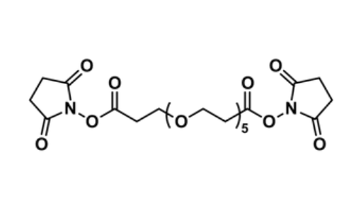 双取代丙烯酸琥珀酰亚胺酯-四聚乙二醇,Bis-PEG6-NHS ester