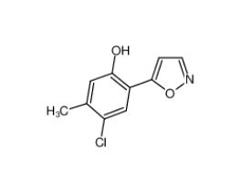 4-氯-2-(5-异噁唑基)-5-甲基苯酚,4-CHLORO-2-(5-ISOXAZOLYL)-5-METHYLPHENOL