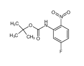 TERT-BUTYL (5-FLUORO-2-NITROPHENYL)CARBAMATE,TERT-BUTYL (5-FLUORO-2-NITROPHENYL)CARBAMATE